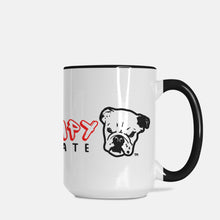 Load image into Gallery viewer, GR & 2.0 Logo Deluxe 15oz. Mug (Black + White)