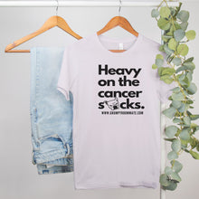 Load image into Gallery viewer, GR Heavy on the Cancer Sucks Tee