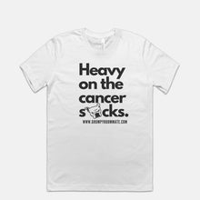 Load image into Gallery viewer, GR Heavy on the Cancer Sucks Tee