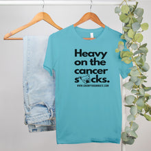 Load image into Gallery viewer, GR Heavy on the Cancer Sucks Tee