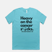 Load image into Gallery viewer, GR Heavy on the Cancer Sucks Tee