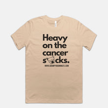 Load image into Gallery viewer, GR Heavy on the Cancer Sucks Tee