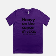 Load image into Gallery viewer, GR Heavy on the Cancer Sucks Tee