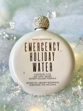 Load image into Gallery viewer, GR Surviving the Holidays Stainless Steel Rhinestone 5 oz Liquor Flask
