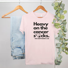 Load image into Gallery viewer, GR Heavy on the Cancer Sucks Tee
